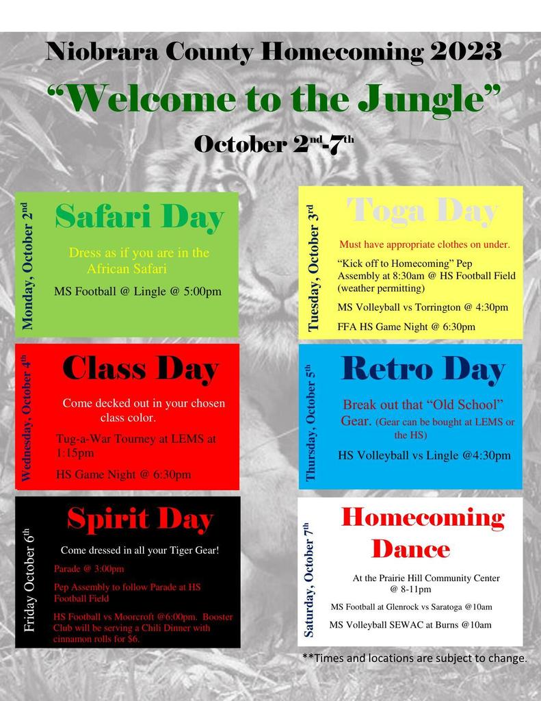 Homecoming Events